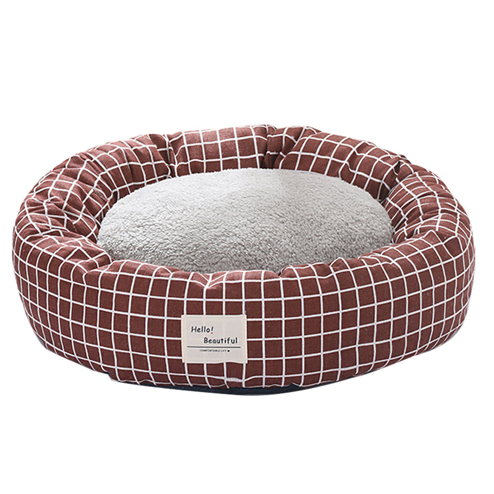 KFX-1604925 Cozy Cloth Pet Nest for Cats and Dogs - 40cm Diameter, 12cm Height