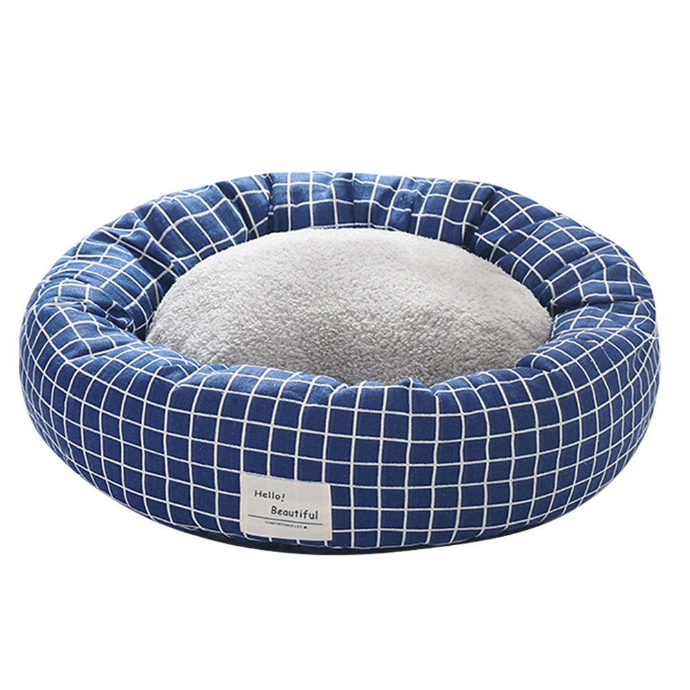 KFX-1604925 Cozy Cloth Pet Nest for Cats and Dogs - 40cm Diameter, 12cm Height