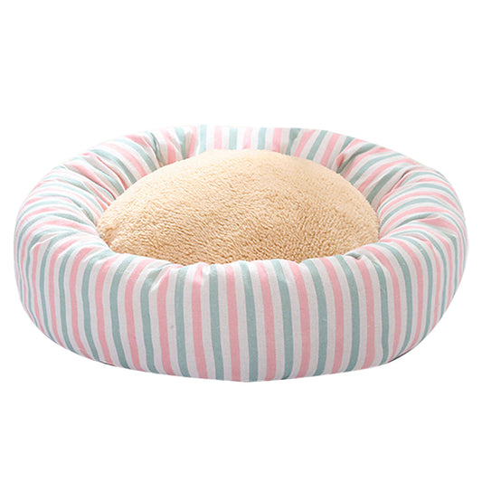 KFX-1604925 Cozy Cloth Pet Nest for Cats and Dogs - 40cm Diameter, 12cm Height