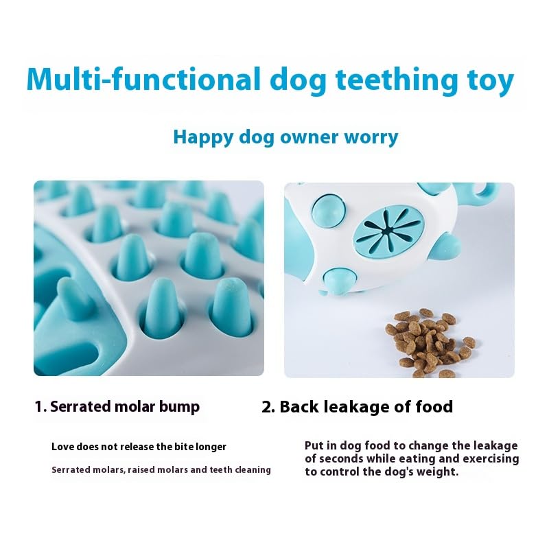 KFX-1609277 Interactive Food-Leaking Chew Toy for Puppies - Engaging Teeth Cleaning & Weight Control Plaything