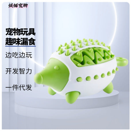 KFX-1609277 Interactive Food-Leaking Chew Toy for Puppies - Engaging Teeth Cleaning & Weight Control Plaything