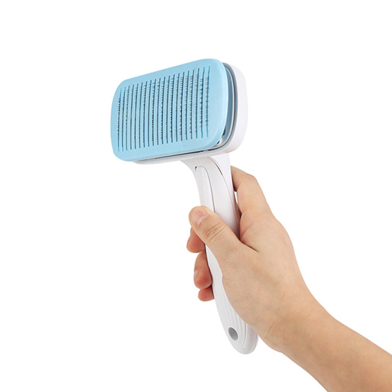KFX-1612221 Stainless Steel Needle Pet Hair Removal Comb for All Dog Sizes