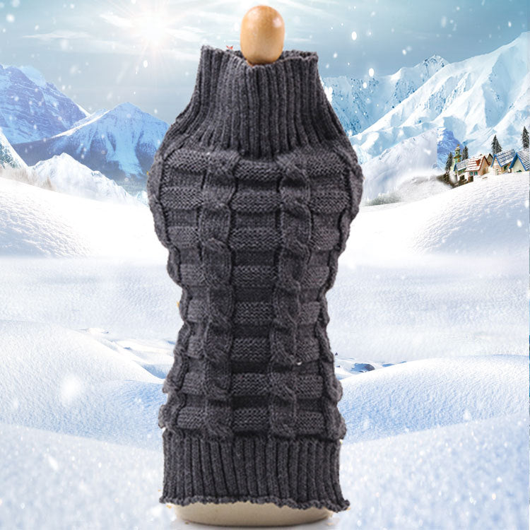 KFX-1614397 Cozy Acrylic Pet Sweater for Autumn and Winter - Stretchable Design