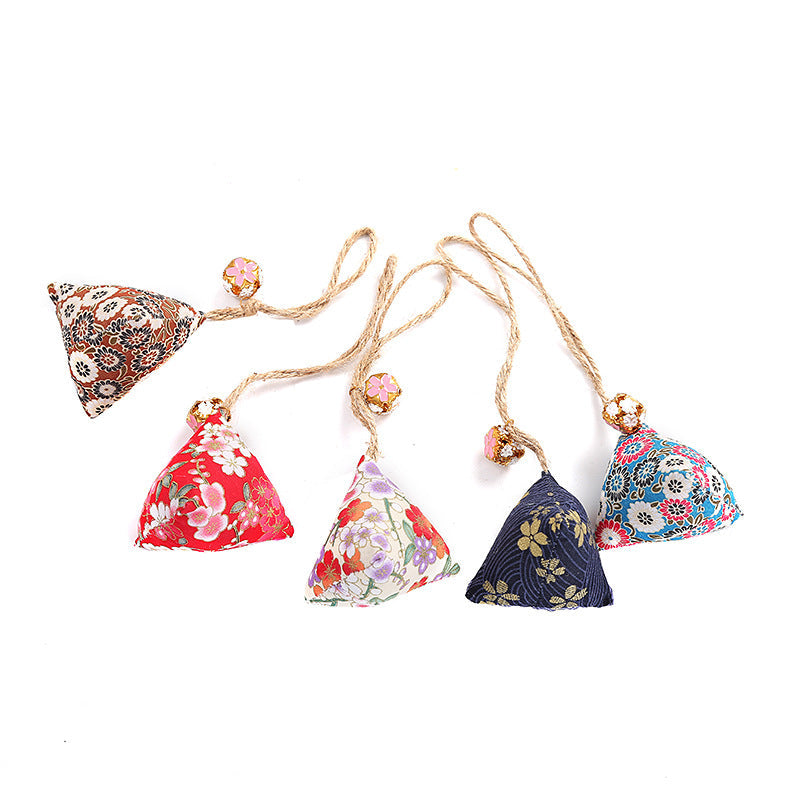 KFX-1616061 Dragon Boat Festival Cat Dumplings with Catnip and Bells - Fun Chew Toy for Cats