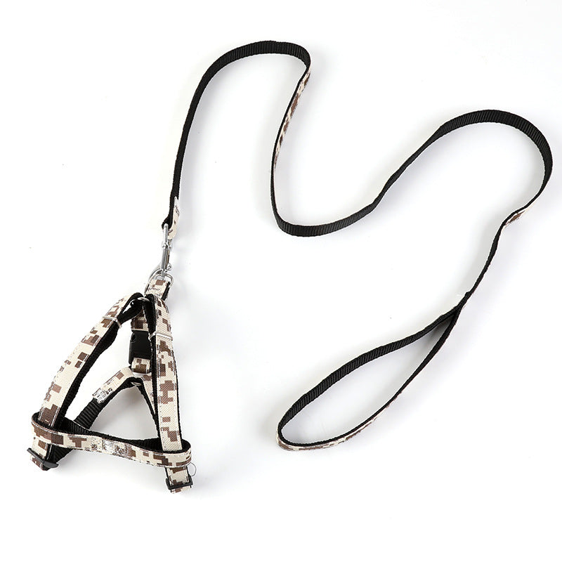 KFX-1616189 Adjustable Nylon Dog Leash with Personalized Print for All Seasons