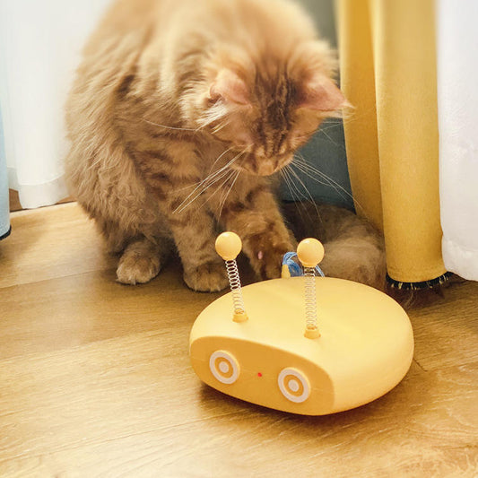 KFX-1619645 Interactive Electric Cat Teasing Robot with Laser Pointer and Automatic Movements
