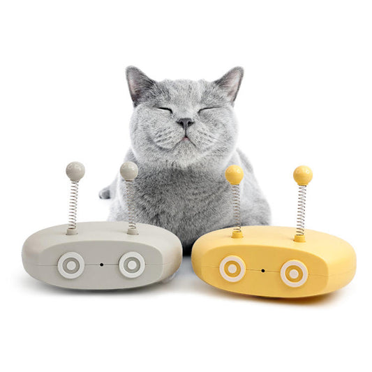 KFX-1619645 Interactive Electric Cat Teasing Robot with Laser Pointer and Automatic Movements