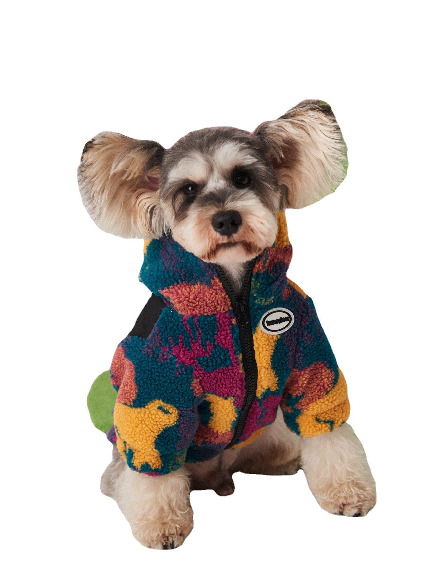 KFX-1620541 Thick Camouflage Dog Jacket for Autumn and Winter - Cozy Two-Legged Clothing for Small to Medium Dogs