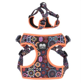 KFX-1621437 Y-shaped Oxford Cloth Dog Harness Vest with Reflective Strips and Breathable Mesh - Small and Medium Sizes Available