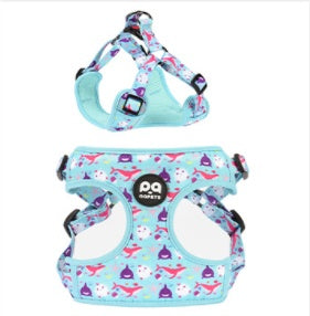 KFX-1621437 Y-shaped Oxford Cloth Dog Harness Vest with Reflective Strips and Breathable Mesh - Small and Medium Sizes Available
