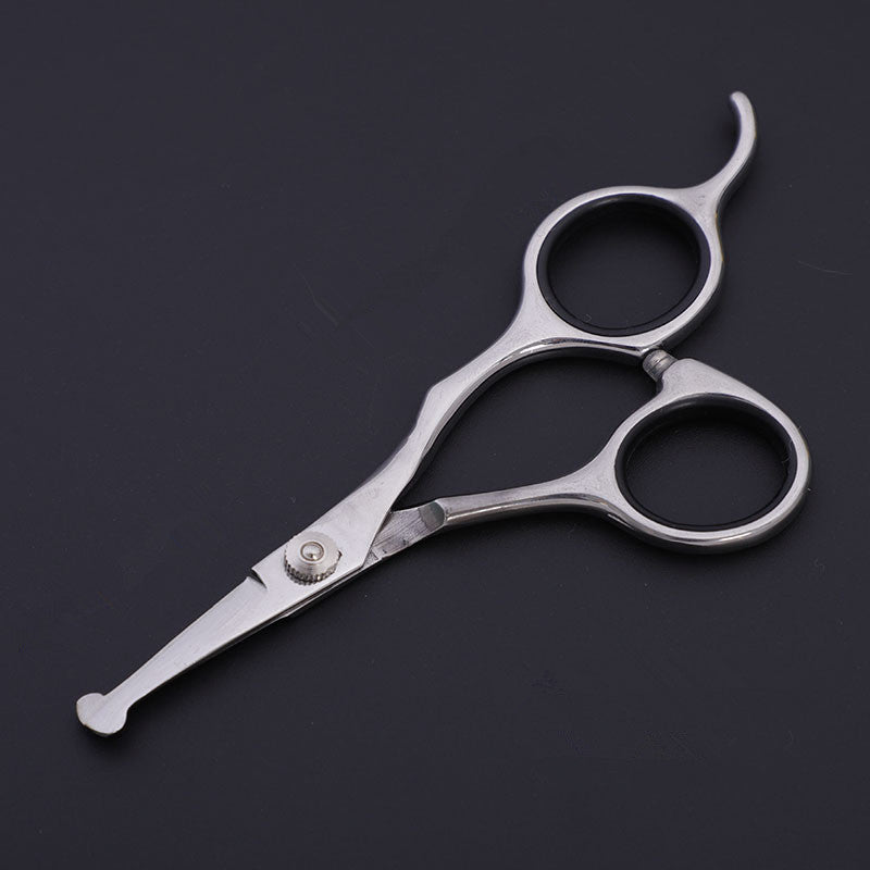 KFX-1625917 Stainless Steel Pet Trimming Shears Set with Accessories - 8 Pieces Including Comb and Leather Case