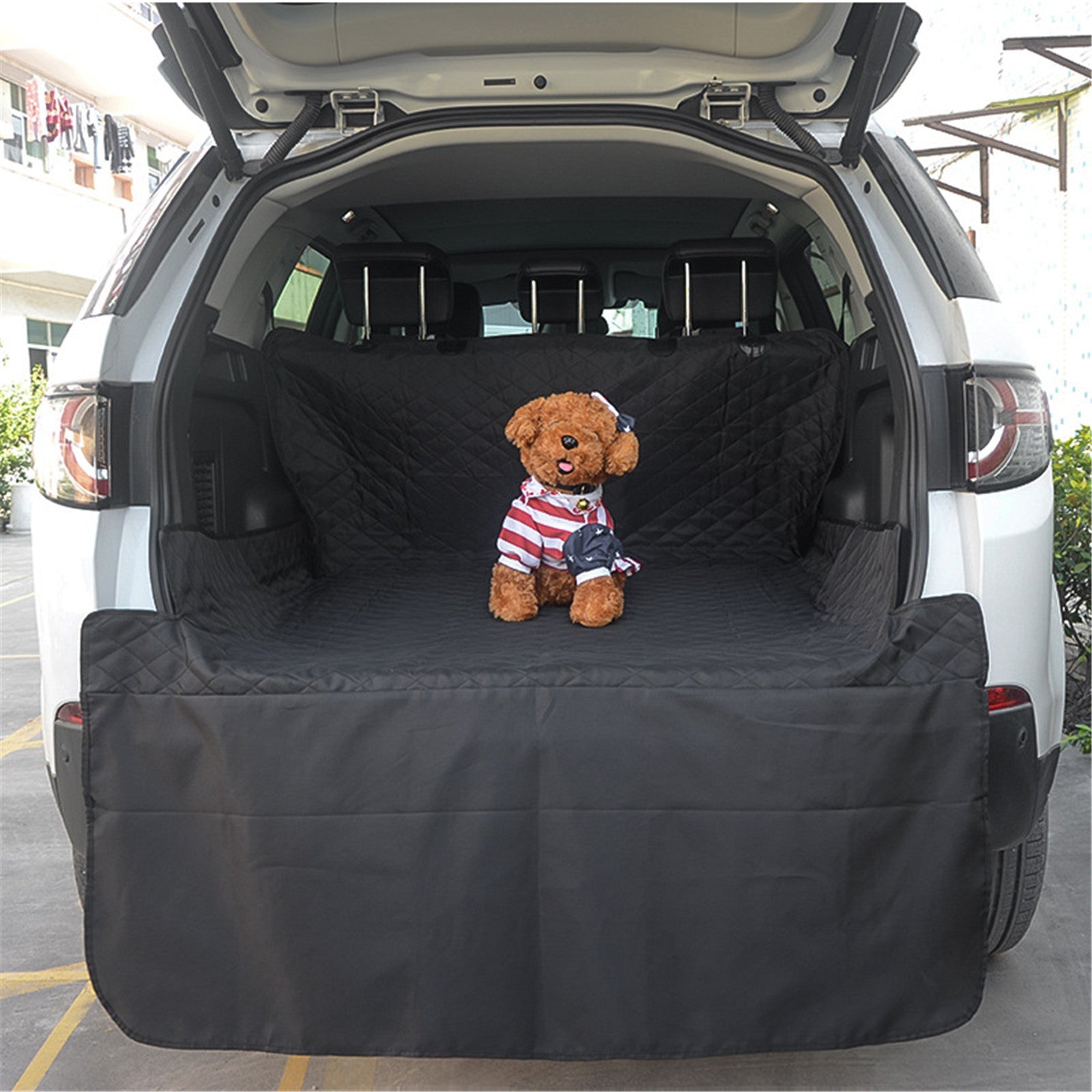 KFX-1626941 Waterproof Pet Car Mat for Trunk – Durable 600D Oxford Cloth, 133x204cm, Ideal for Travel and Protection