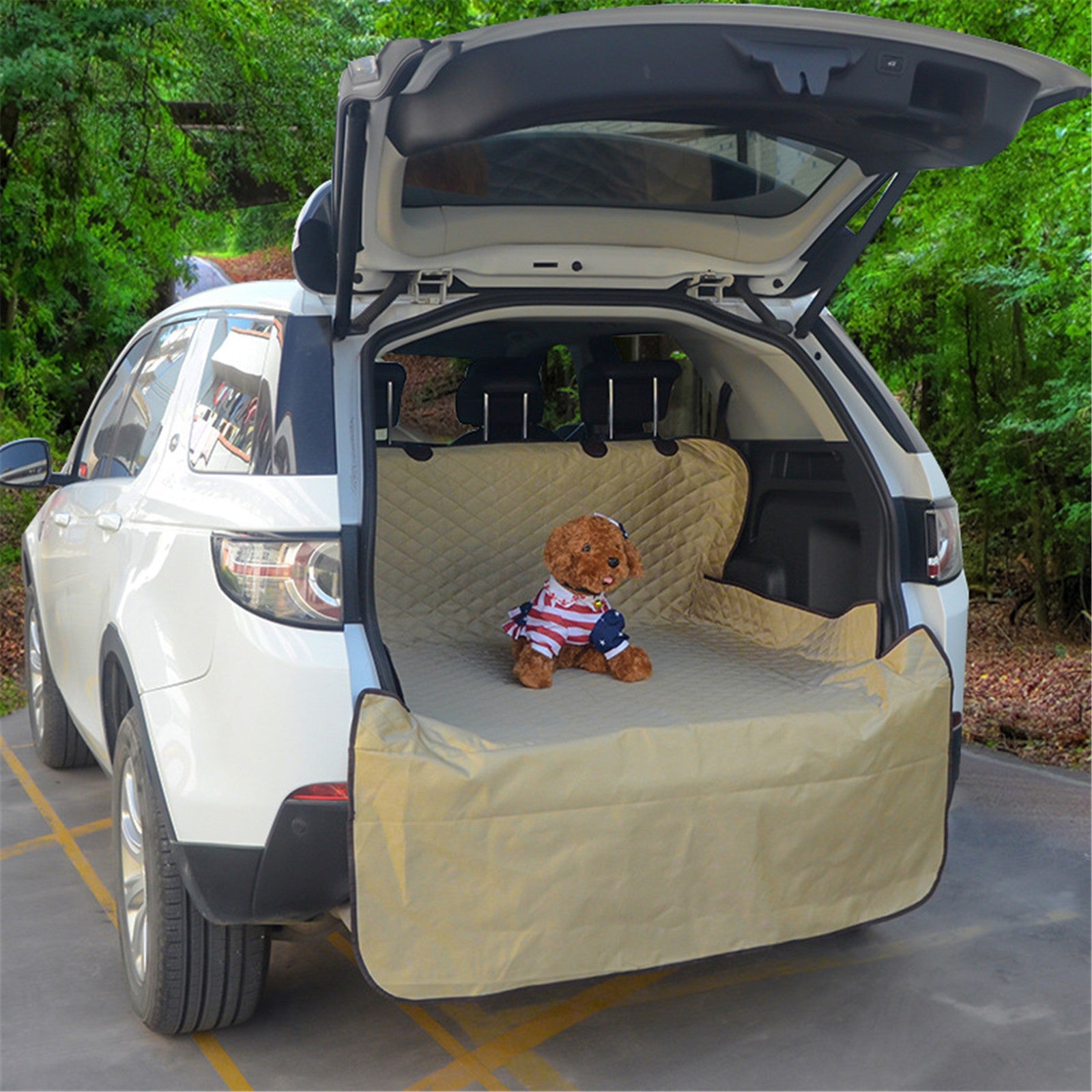 KFX-1626941 Waterproof Pet Car Mat for Trunk – Durable 600D Oxford Cloth, 133x204cm, Ideal for Travel and Protection