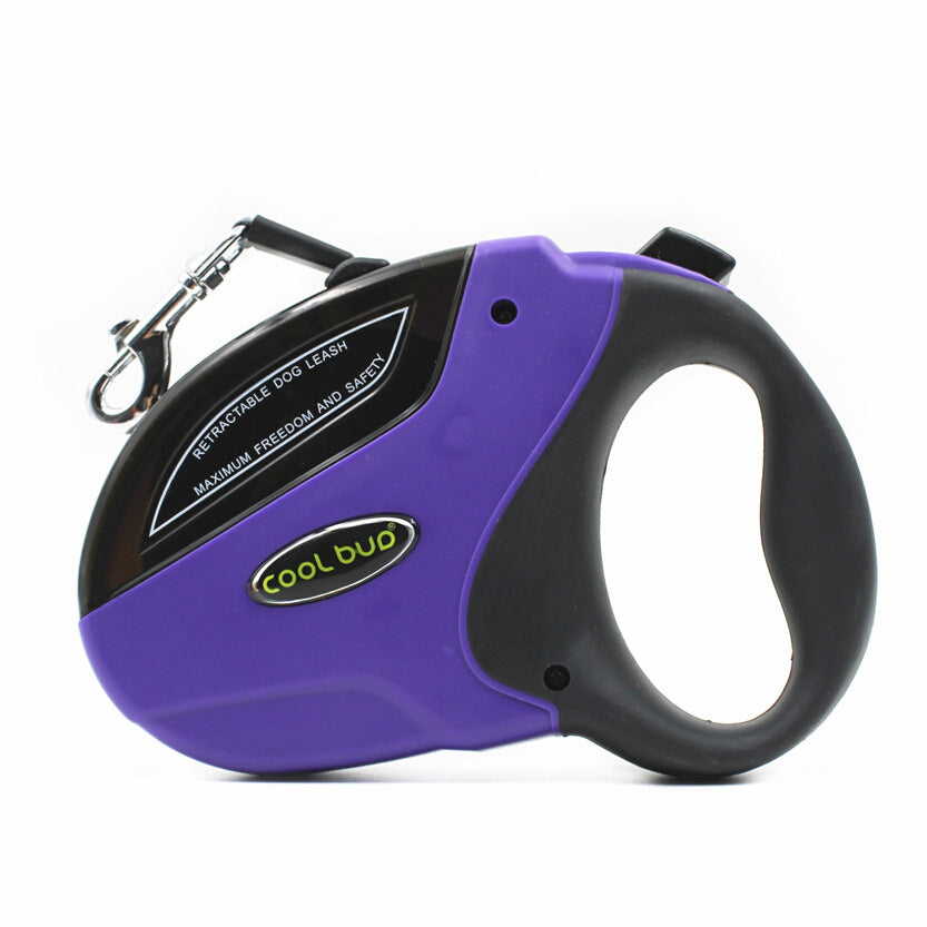 KFX-1637437 5 Meter Automatic Retractable Dog Traction Rope in Multiple Colors