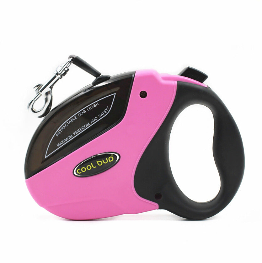 KFX-1637437 5 Meter Automatic Retractable Dog Traction Rope in Multiple Colors