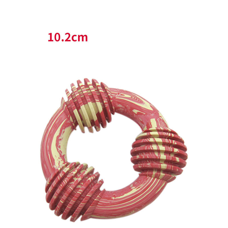 KFX-1638461 Rubber Anti-Bad Breath Molar Stick Chew Toy for Dogs - 7.9CM & 10.2CM Options