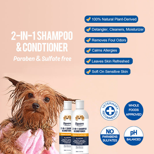 KFX-1639485 Pet Wash and Protection Solution - Anti-Mite Deodorizing Body Wash 300ml