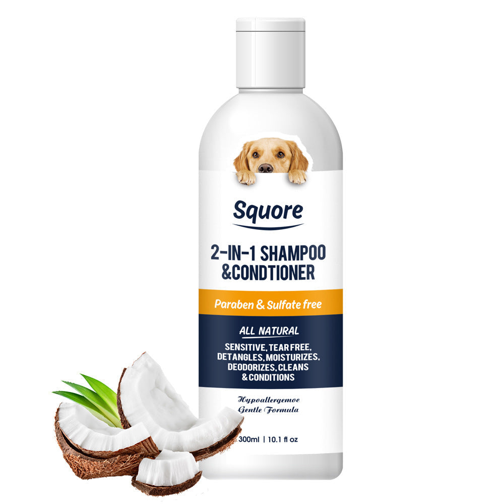 KFX-1639485 Pet Wash and Protection Solution - Anti-Mite Deodorizing Body Wash 300ml