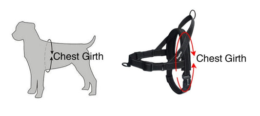 KFX-1642685 Adjustable Nylon Dog Chest Strap for Comfortable Fit - Multiple Sizes Available