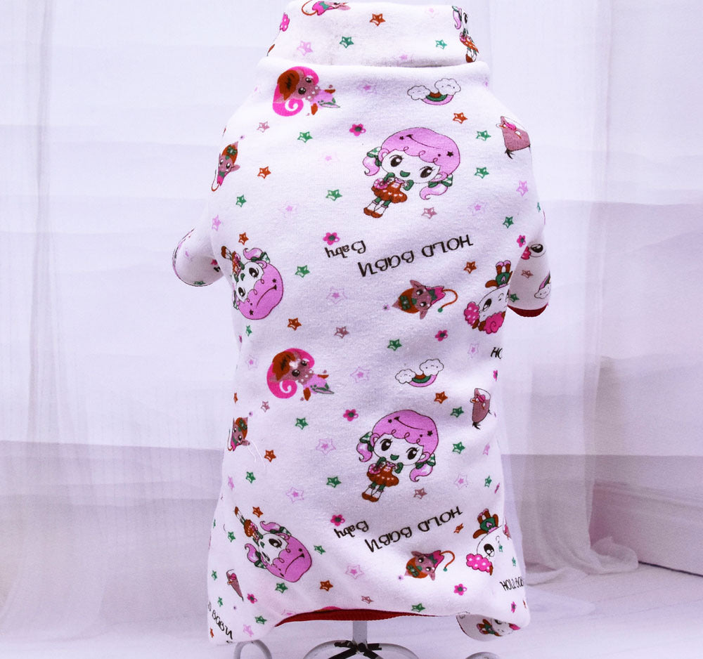 KFX-1643965 Cozy Fleece Sweater for Cats - Four-Legged Casual Outfit in New Little Fairy Design, Sizes S-XXL
