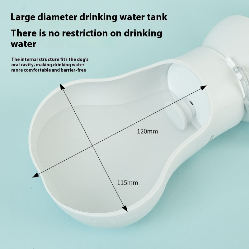 KFX-1645245 Portable Silicone Folding Drinking Cup for Pets - Short and Long Sizes Available