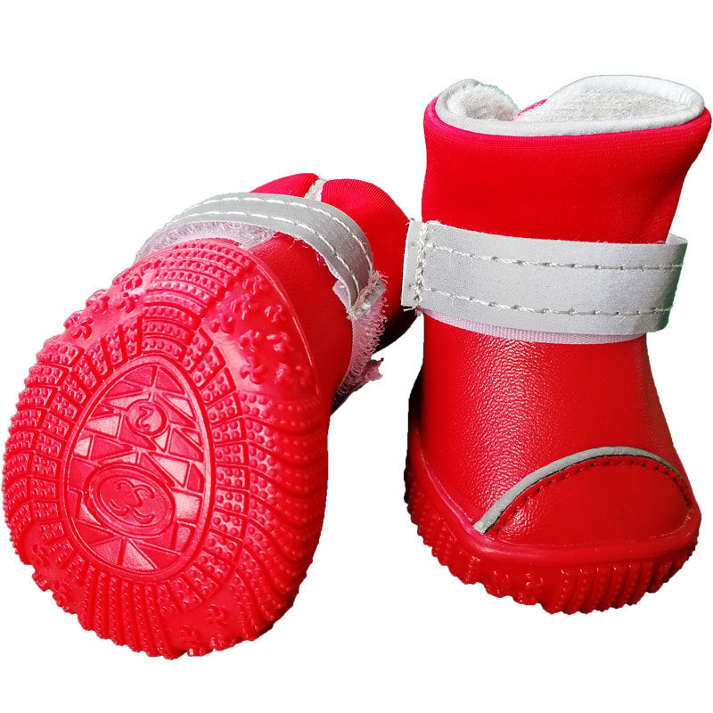 KFX-1646013 Waterproof Rain Boots for Small Dogs - Non-Slip, Cute Design, Various Sizes Available