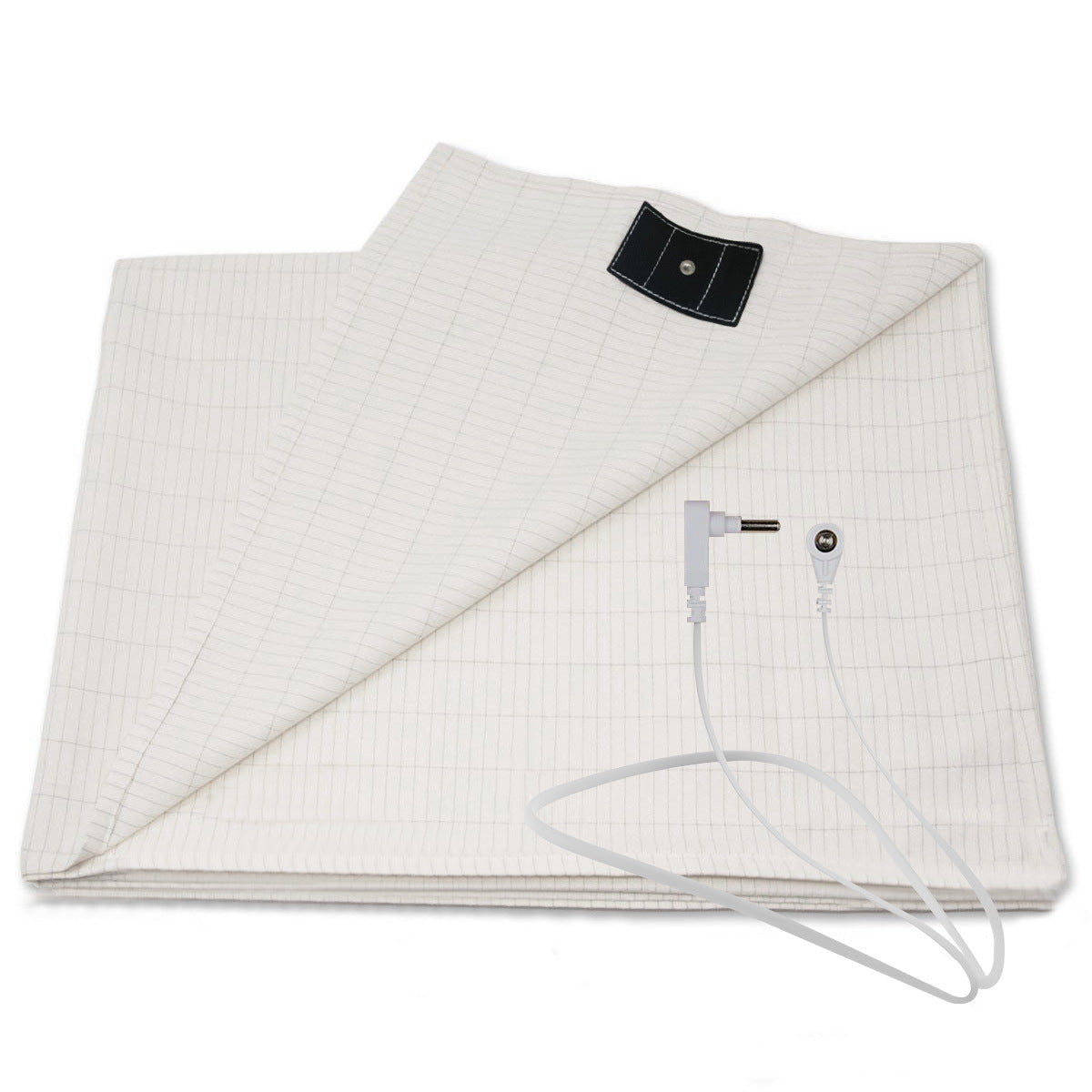 KFX-1646653 Silver Fiber Cotton Pillowcase for Dogs - White and Gray, 50x76 cm