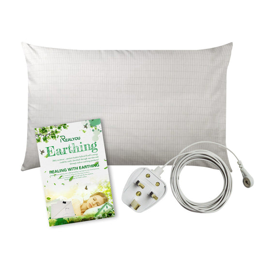 KFX-1646653 Silver Fiber Cotton Pillowcase for Dogs - White and Gray, 50x76 cm