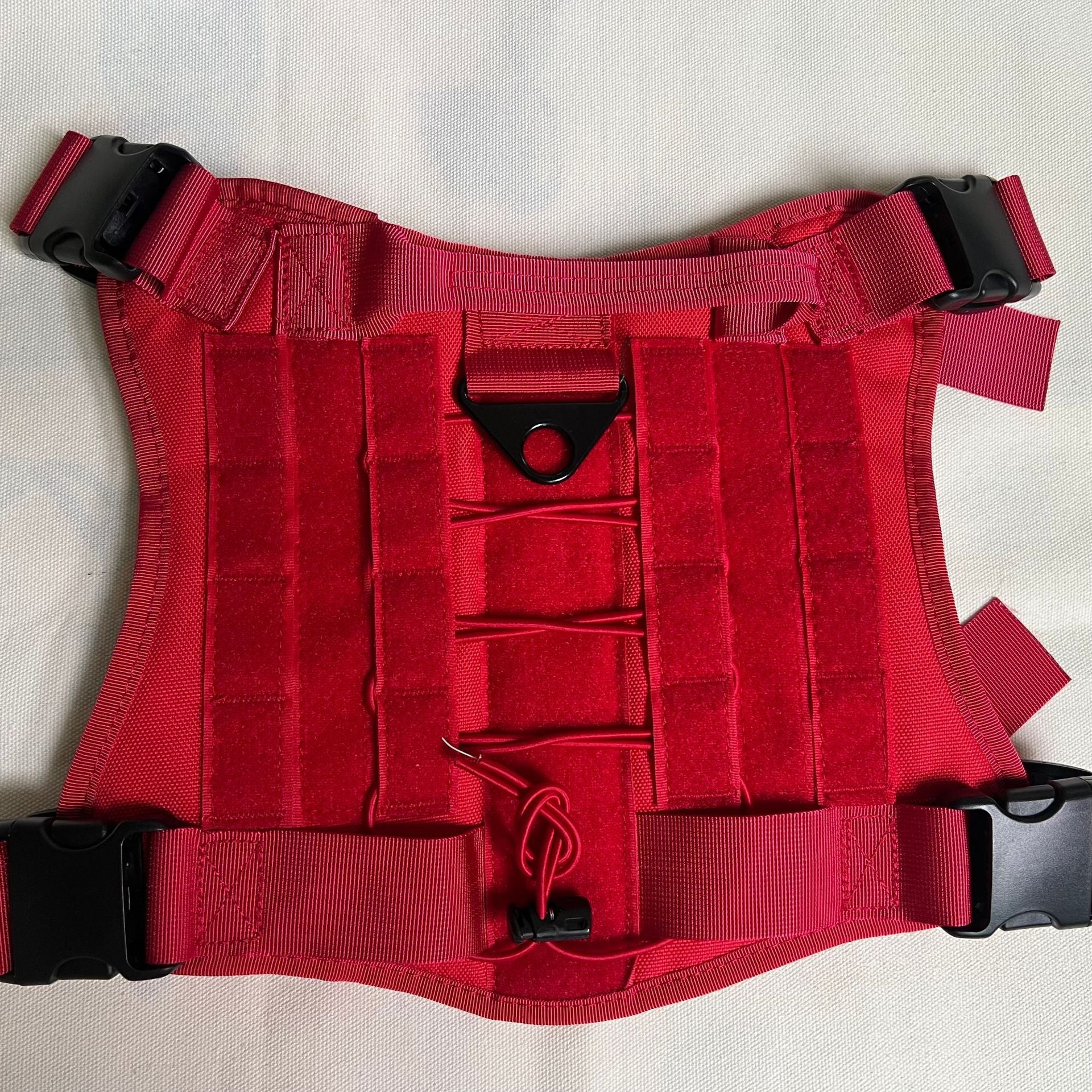 KFX-1648445 Tactical Dog Vest for Large Breeds, Waterproof K9 Chest Strap in Black and Military Colors