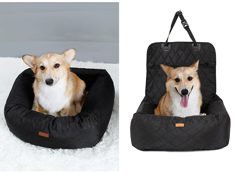 KFX-1649213 Removable and Washable Thickened Pet Dog Car Mat - Waterproof Non-Slip Oxford Cloth