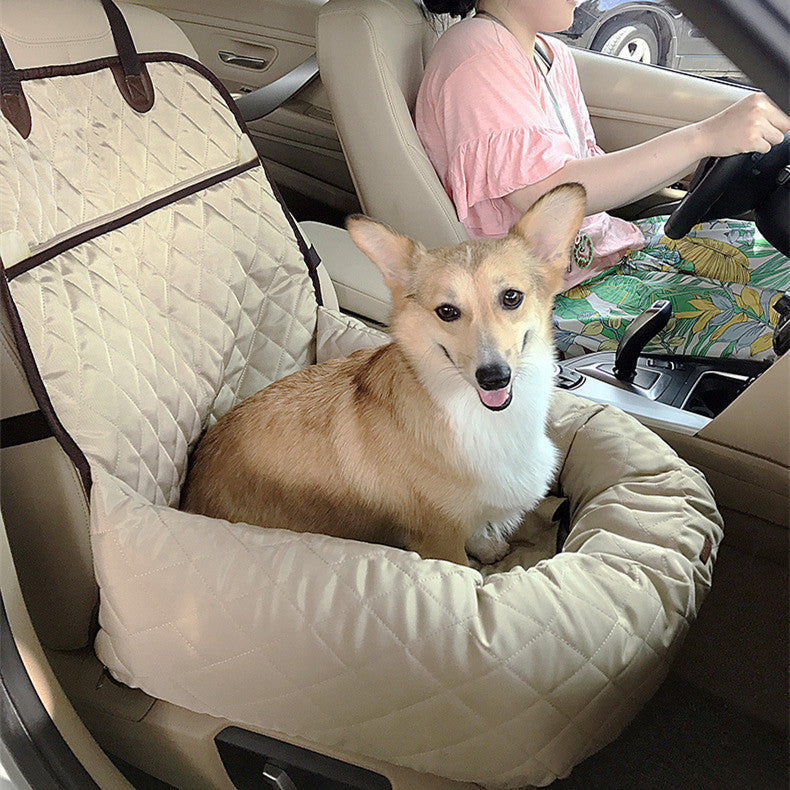 KFX-1649213 Removable and Washable Thickened Pet Dog Car Mat - Waterproof Non-Slip Oxford Cloth