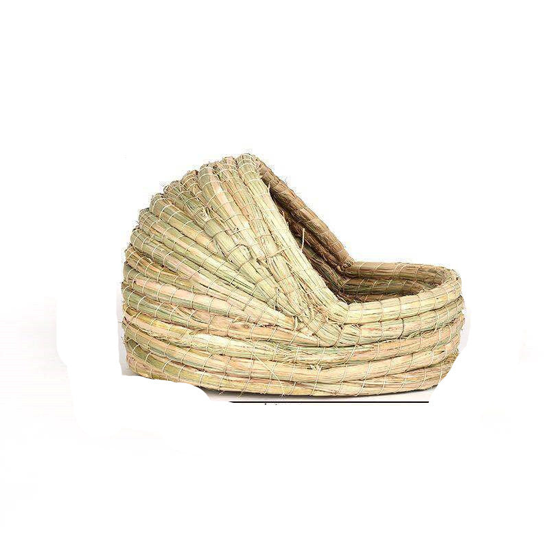 KFX-1649341 Cozy Iron Wire Straw Pet Grass Nest for Comfortable Living