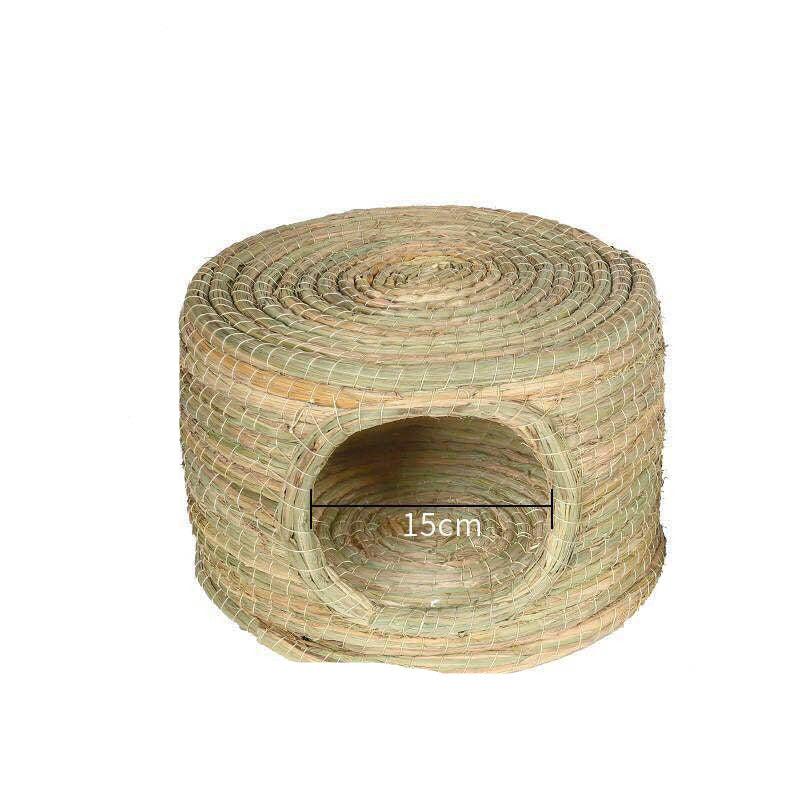 KFX-1649341 Cozy Iron Wire Straw Pet Grass Nest for Comfortable Living