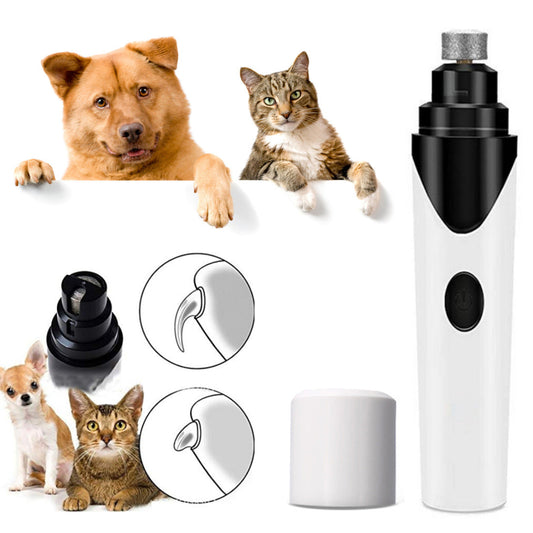 KFX-1658685 Automatic Pet Nail Grinder and Polisher for Cats and Dogs - Electric Claw Care Tool