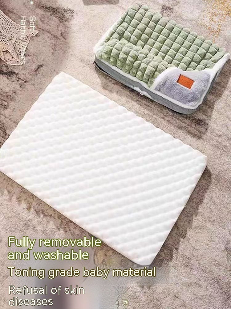 KFX-1664701 Detachable and Washable Winter Dog Mat for Cozy Sleeping - Multiple Sizes Available