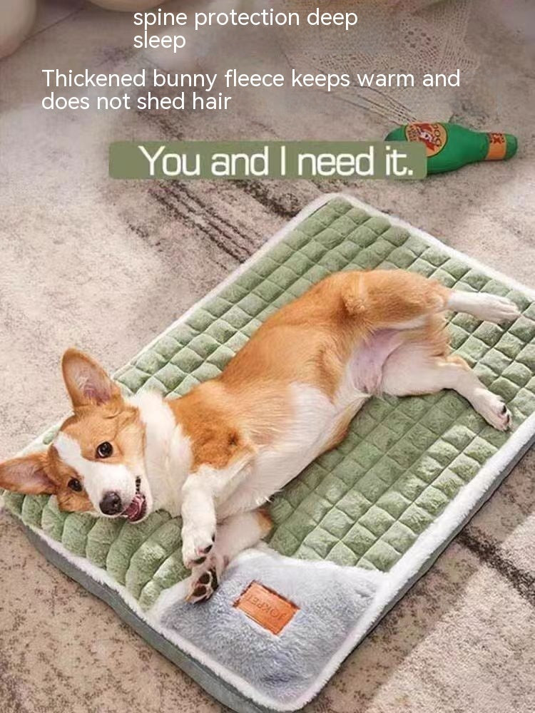 KFX-1664701 Detachable and Washable Winter Dog Mat for Cozy Sleeping - Multiple Sizes Available