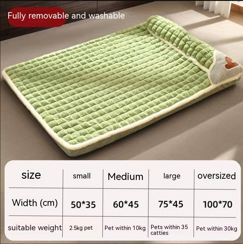 KFX-1664701 Detachable and Washable Winter Dog Mat for Cozy Sleeping - Multiple Sizes Available