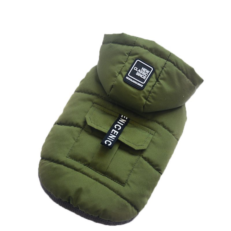 KFX-1665085 Reversible Thick Cotton Vest for Dogs - Soft Fleece Winter Coat