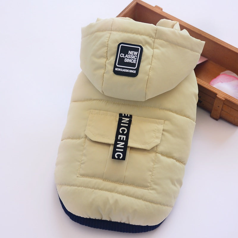 KFX-1665085 Reversible Thick Cotton Vest for Dogs - Soft Fleece Winter Coat
