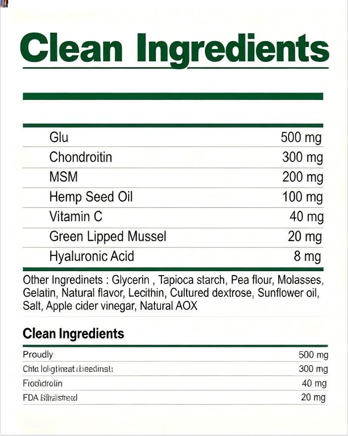 KFX-1666493 Hip & Joint Health Supplement for Dogs - 120 Chews with Glucosamine, Chondroitin, MSM & Hyaluronic Acid