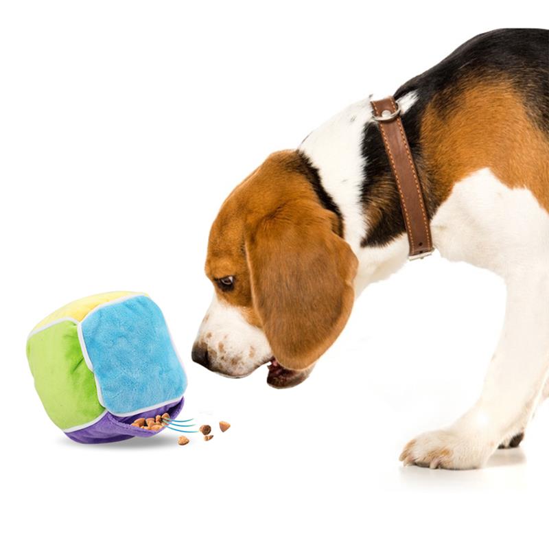 KFX-1667261 Pet Rubik's Cube Sniffing Mat for Dogs - Brain-Boosting Plush Toy for Treats