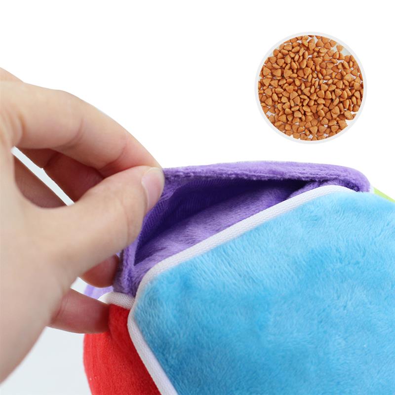 KFX-1667261 Pet Rubik's Cube Sniffing Mat for Dogs - Brain-Boosting Plush Toy for Treats