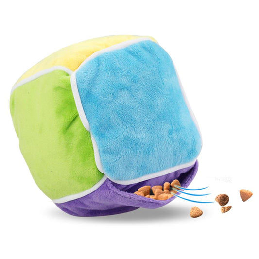 KFX-1667261 Pet Rubik's Cube Sniffing Mat for Dogs - Brain-Boosting Plush Toy for Treats