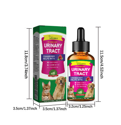 KFX-1668285 Pet Pain Relief Drops - 60ml Formula with Natural Extracts for Discomfort Relief