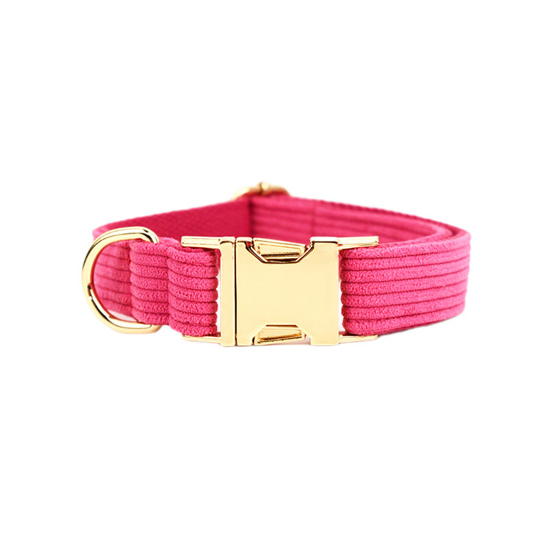 KFX-1668413 Stylish Corduroy Pet Dog Collar in Multiple Sizes