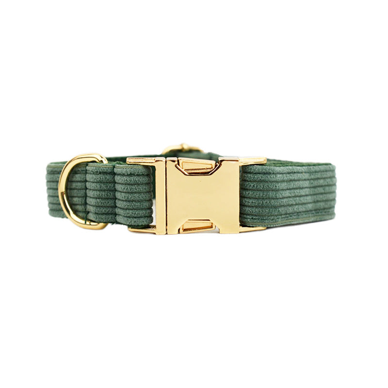 KFX-1668413 Stylish Corduroy Pet Dog Collar in Multiple Sizes