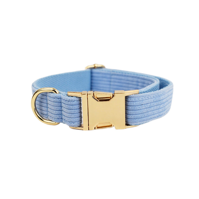 KFX-1668413 Stylish Corduroy Pet Dog Collar in Multiple Sizes