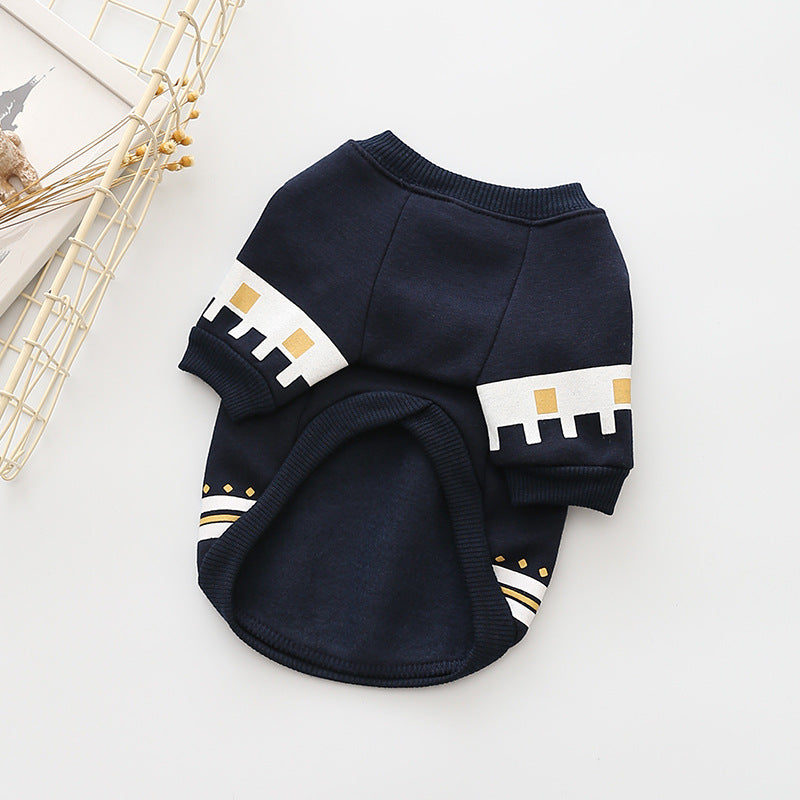 KFX-1670589 Casual Cotton Sweater for Pets - Comfortable Fit for All Sizes