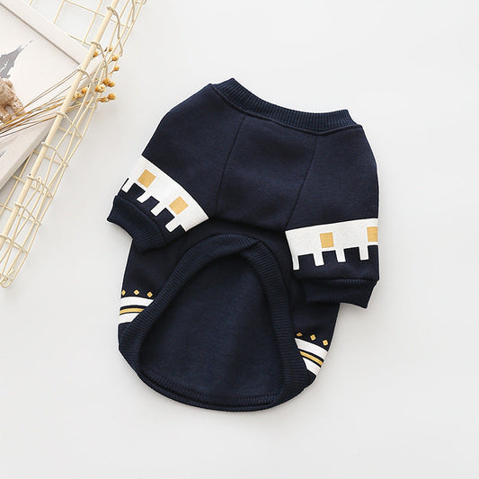 KFX-1670589 Casual Cotton Sweater for Pets - Comfortable Fit for All Sizes