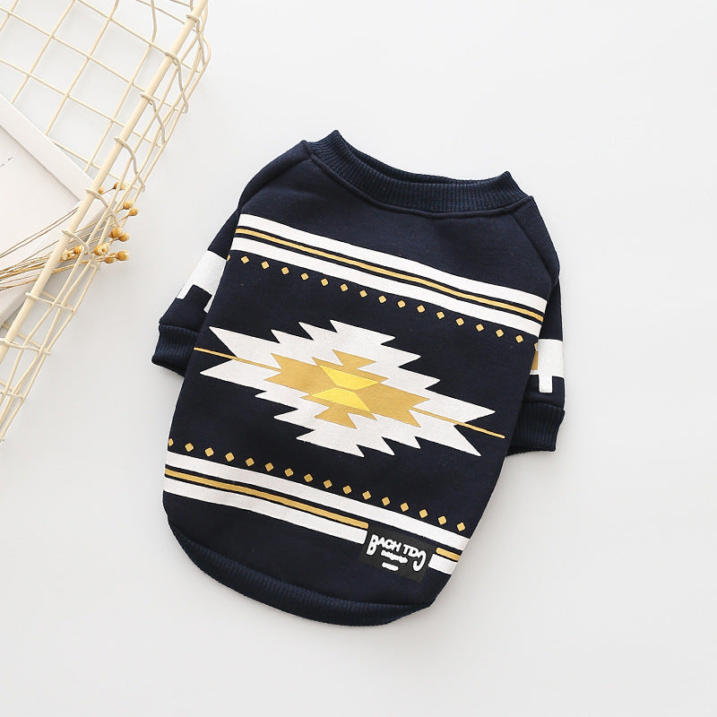 KFX-1670589 Casual Cotton Sweater for Pets - Comfortable Fit for All Sizes
